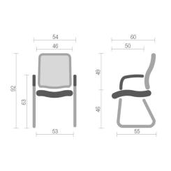 Офисное кресло Аклас Мираж FX CH CF Черное Фото 5