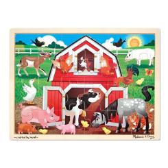 Пазл Melissa&Doug в рамке Ферма, 24 элемента Фото