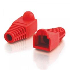 Колпачок коннектора Merlion RJ-45 Red (100 шт/уп.) Фото