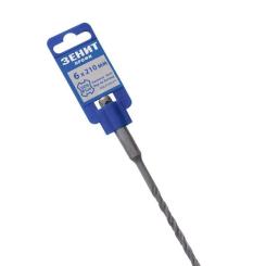 Бур Зеніт "ПРОФІ" SDS-Plus 6х210 мм, спираль 4S Фото 2