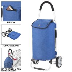 Сумка-тележка ShoppingCruiser Foldable 40 л Blue Фото 4