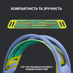 Наушники Logitech G733 Lightspeed Wireless RGB Gaming Headset Lilac Фото 1