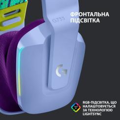 Наушники Logitech G733 Lightspeed Wireless RGB Gaming Headset Lilac Фото 3