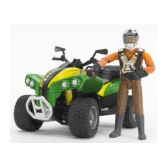 Спецтехника Bruder квадроцикл и фигурка водителя Фото 1