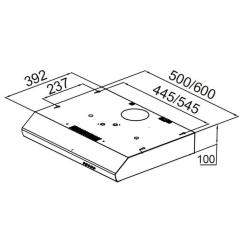 Вытяжка кухонная Pyramida UX 60 BR Фото 9