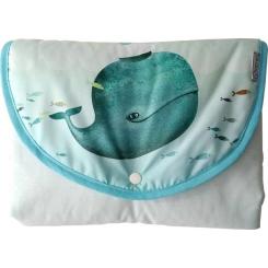 Пеленальный матрасик Верес Menthol whale 57 *60 Фото