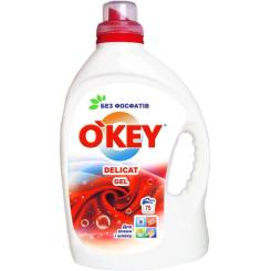 Гель для стирки O'KEY Delicat 3 л Фото