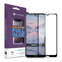 Стекло защитное MakeFuture Nokia 2.4 Full Cover Full Glue Фото