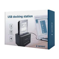 Док-станция для накопителей Gembird 2.5\3.5 SATA HDD, USB 2.0 Фото 3