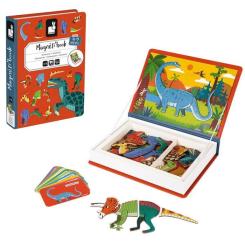 Развивающая игрушка Janod Магнитна книга Динозаври Фото 1