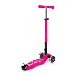 Самокат Micro Maxi Deluxe LED Розовый Фото 1
