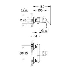 Смеситель Grohe BauLoop Фото 5