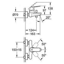 Смеситель Grohe Eurosmart Cosmopolitan Фото 3