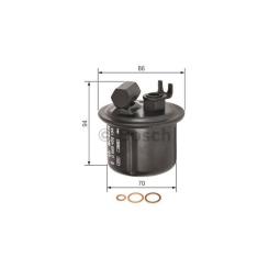 Фильтр топливный Bosch 0 986 450 104 Фото 4