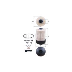 Фильтр топливный Mahle KX338/22D Фото