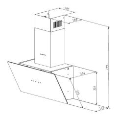 Вытяжка кухонная Pyramida NRX2-60 IV Фото 5