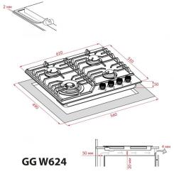 Варочная поверхность Weilor GG W 624 BL Фото 11
