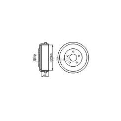 Тормозной барабан Bosch 0 986 477 129 Фото