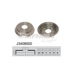 Тормозной барабан Nipparts J3408000 Фото
