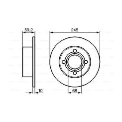 Тормозной диск Bosch 0 986 478 019 Фото 4