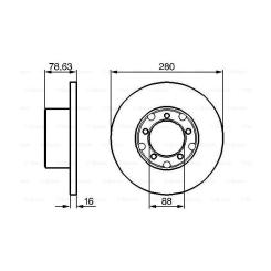 Тормозной диск Bosch 0 986 478 201 Фото 4