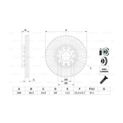 Тормозной диск Bosch 0 986 478 546 Фото 4