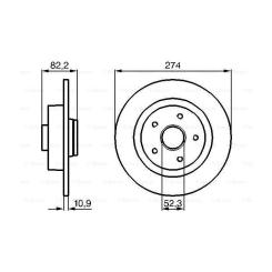 Тормозной диск Bosch 0 986 478 744 Фото 4