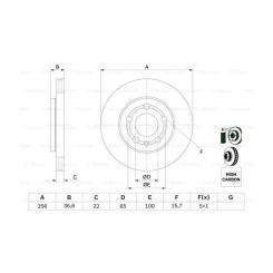 Тормозной диск Bosch 0 986 478 853 Фото 4