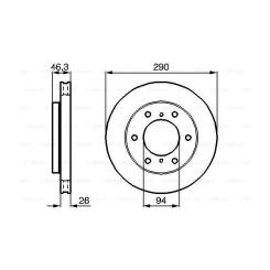 Тормозной диск Bosch 0 986 478 990 Фото 4