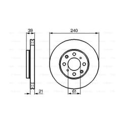 Тормозной диск Bosch 0 986 479 033 Фото 4
