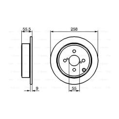 Тормозной диск Bosch 0 986 479 086 Фото 4