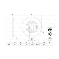 Тормозной диск Bosch 0 986 479 113 Фото 4