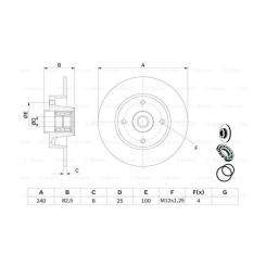 Тормозной диск Bosch 0 986 479 278 Фото 4
