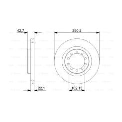 Тормозной диск Bosch 0 986 479 343 Фото 4