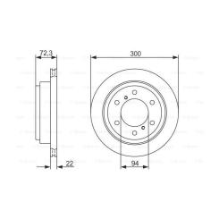 Тормозной диск Bosch 0 986 479 373 Фото 4