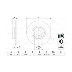 Тормозной диск Bosch 0 986 479 436 Фото 4