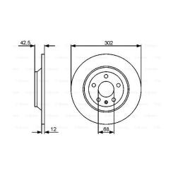 Тормозной диск Bosch 0 986 479 458 Фото 4