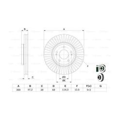 Тормозной диск Bosch 0 986 479 595 Фото 4