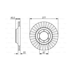 Тормозной диск Bosch 0 986 479 702 Фото