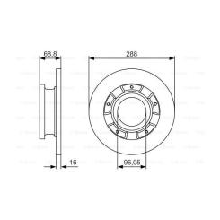 Тормозной диск Bosch 0 986 479 A50 Фото 4