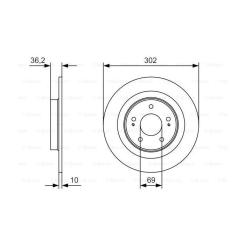 Тормозной диск Bosch 0 986 479 B04 Фото 4