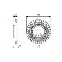 Тормозной диск Bosch 0 986 479 C49 Фото 4