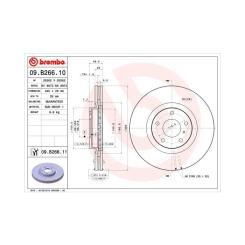 Тормозной диск Brembo 09.B266.11 Фото