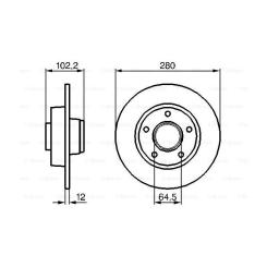 Тормозной диск Bosch 0 986 479 144 Фото 4