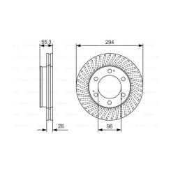 Тормозной диск Bosch 0 986 479 D33 Фото 4
