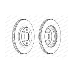 Тормозной диск FERODO DDF2327C Фото