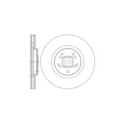 Тормозной диск HI-Q SD4239 Фото