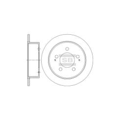 Тормозной диск HI-Q SD5201 Фото