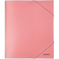 Папка на резинках Axent A5 410 мкм Pastelini pink Фото