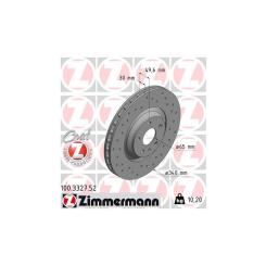 Тормозной диск ZIMMERMANN 100.3327.52 Фото